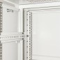 ARMADIO RACK 19" 27U (A)1388 (L)600 (P)1000 COLORE GRIGIO PORTA VETRO