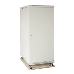 ARMADIO RACK 19" 27U (A)1388 (L)600 (P)1000 COLORE GRIGIO PORTA VETRO