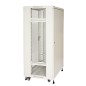 ARMADIO RACK 19" 27U (A)1388 (L)600 (P)1000 COLORE GRIGIO PORTA METALLO TRAFORATA