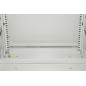 ARMADIO RACK 19" 27U (A)1388 (L)600 (P)1000 COLORE GRIGIO PORTA METALLO TRAFORATA