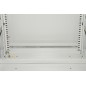 ARMADIO RACK 19" 27U (A)1388 (L)600 (P)600 COLORE GRIGIO PORTA VETRO