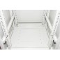 ARMADIO RACK 19" 27U (A)1388 (L)600 (P)600 COLORE GRIGIO PORTA VETRO