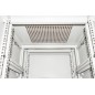 ARMADIO RACK 19" 27U (A)1388 (L)600 (P)600 COLORE GRIGIO PORTA VETRO
