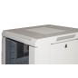 ARMADIO RACK 19" 27U (A)1388 (L)600 (P)600 COLORE GRIGIO PORTA VETRO