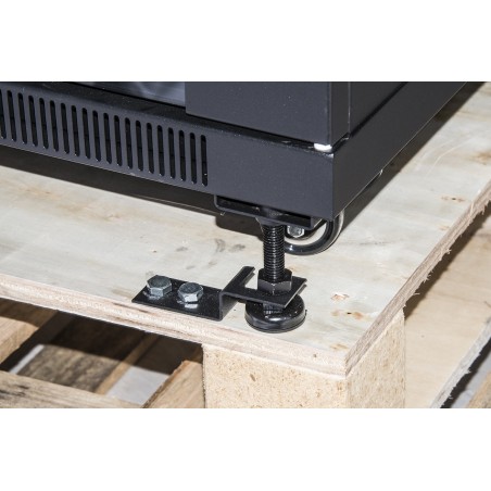 ARMADIO RACK 19" 27U (A)1388 (L)600 (P)600 COLORE NERO PORTA VETRO