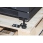 ARMADIO RACK 19" 27U (A)1388 (L)600 (P)600 COLORE NERO PORTA VETRO