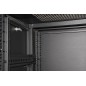 ARMADIO RACK 19" 27U (A)1388 (L)600 (P)600 COLORE NERO PORTA VETRO