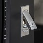 ARMADIO RACK 19" 27U (A)1388 (L)600 (P)600 COLORE NERO PORTA VETRO