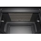 ARMADIO RACK 19 27U (A)1388 (L)600 (P)600 COLORE NERO PORTA METALLO TRAFORATA