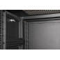 ARMADIO RACK 19 27U (A)1388 (L)600 (P)600 COLORE NERO PORTA METALLO TRAFORATA