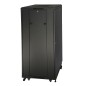 ARMADIO RACK 19 27U (A)1388 (L)600 (P)600 COLORE NERO PORTA METALLO TRAFORATA