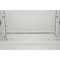 ARMADIO RACK 19" PER RETI 32U (A)1610, (L)600, (P)600 COLORE GRIGIO PORTA VETRO