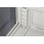 ARMADIO RACK 19" PER RETI 32U (A)1610, (L)600, (P)600 COLORE GRIGIO PORTA VETRO