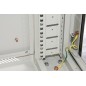 ARMADIO RACK 19" PER RETI 32U (A)1610, (L)600, (P)600 COLORE GRIGIO PORTA VETRO