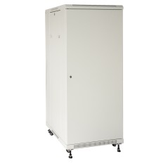 ARMADIO RACK 19" PER RETI 32U (A)1610, (L)600, (P)600 COLORE GRIGIO PORTA VETRO