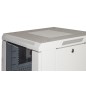 ARMADIO RACK 19" PER RETI 32U (A)1610, (L)600, (P)600 COLORE GRIGIO PORTA VETRO