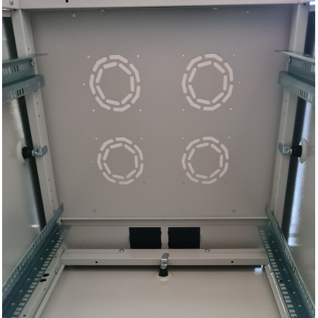 ARMADIO RACK PER RETI 19" 32U (A)1558, (L)600, (P)600 COLORE GRIGIO PORTA VETRO SERIE EAVI
