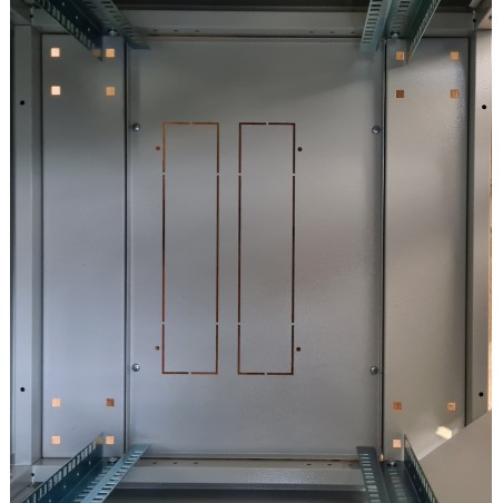 ARMADIO RACK PER RETI 19" 32U (A)1558, (L)600, (P)600 COLORE GRIGIO PORTA VETRO SERIE EAVI