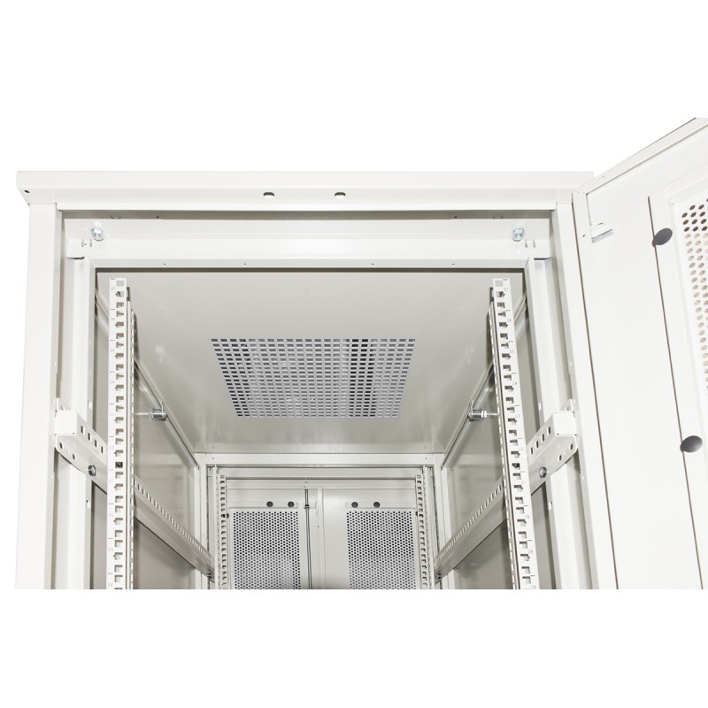ARMADIO RACK 19" PER RETI 37U (A)1833, (L)600, (P)1000 COLORE GRIGIO PORTA TRAFORATA
