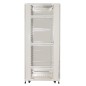 ARMADIO RACK 19" PER RETI 37U (A)1833, (L)600, (P)1000 COLORE GRIGIO PORTA TRAFORATA