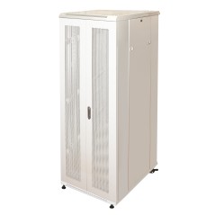 ARMADIO RACK 19" PER RETI 37U (A)1833, (L)600, (P)1000 COLORE GRIGIO PORTA TRAFORATA