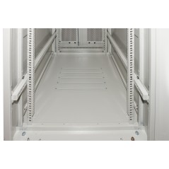 ARMADIO RACK 19" PER RETI 37U (A)1833, (L)600, (P)1000 COLORE GRIGIO PORTA TRAFORATA