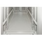 ARMADIO RACK 19" PER RETI 37U (A)1833, (L)600, (P)1000 COLORE GRIGIO PORTA TRAFORATA