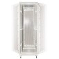ARMADIO RACK 19" PER RETI 37U (A)1833, (L)600, (P)1000 COLORE GRIGIO PORTA TRAFORATA