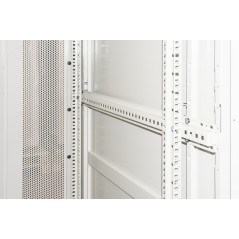 ARMADIO RACK 19" PER RETI 37U (A)1833, (L)600, (P)1000 COLORE GRIGIO PORTA TRAFORATA