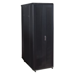 ARMADIO RACK 19" PER RETI 37U (A)1833, (L)600, (P)1000 COLORE NERO PORTA TRAFORATA