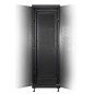 ARMADIO RACK 19" PER RETI 37U (A)1833, (L)600, (P)1000 COLORE NERO PORTA TRAFORATA