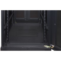 ARMADIO RACK 19" PER RETI 37U (A)1833, (L)600, (P)1000 COLORE NERO PORTA TRAFORATA