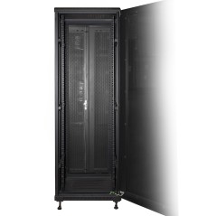 ARMADIO RACK 19" PER RETI 37U (A)1833, (L)600, (P)1000 COLORE NERO PORTA TRAFORATA