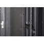 ARMADIO RACK 19" PER RETI 37U (A)1833, (L)600, (P)1000 COLORE NERO PORTA TRAFORATA
