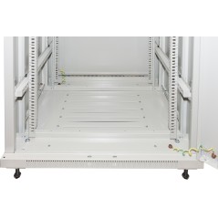 ARMADIO RACK 19" PER RETI 37U (A)1770, (L)600, (P)600 COLORE GRIGIO PORTA VETRO