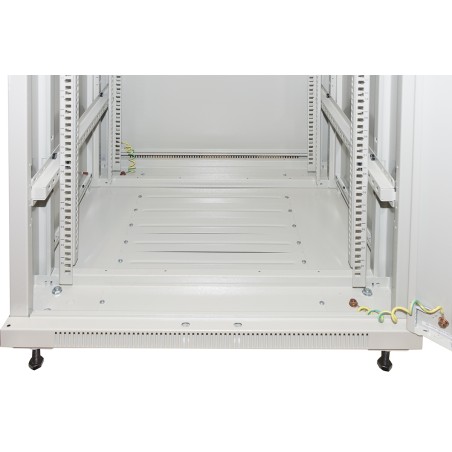 ARMADIO RACK 19" PER RETI 37U (A)1770, (L)600, (P)600 COLORE GRIGIO PORTA VETRO
