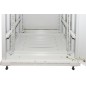 ARMADIO RACK 19" PER RETI 37U (A)1770, (L)600, (P)600 COLORE GRIGIO PORTA VETRO