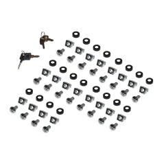 ARMADIO RACK 19" PER RETI 37U (A)1770, (L)600, (P)600 COLORE GRIGIO PORTA VETRO