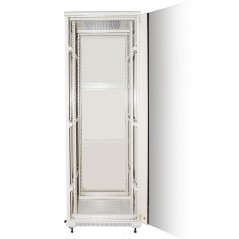 ARMADIO RACK 19" PER RETI 37U (A)1770, (L)600, (P)600 COLORE GRIGIO PORTA VETRO