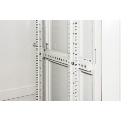 ARMADIO RACK 19" PER RETI 37U (A)1770, (L)600, (P)600 COLORE GRIGIO PORTA VETRO