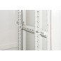 ARMADIO RACK 19" PER RETI 37U (A)1770, (L)600, (P)600 COLORE GRIGIO PORTA VETRO