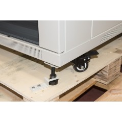 ARMADIO RACK 19" PER RETI 37U (A)1770, (L)600, (P)600 COLORE GRIGIO PORTA VETRO