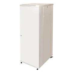 ARMADIO RACK 19" PER RETI 37U (A)1770, (L)600, (P)800 COLORE GRIGIO PORTA VETRO