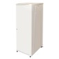 ARMADIO RACK 19" PER RETI 37U (A)1770, (L)600, (P)800 COLORE GRIGIO PORTA VETRO