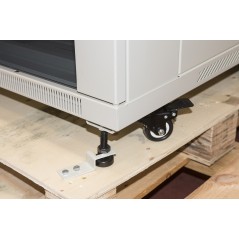 ARMADIO RACK 19" PER RETI 37U (A)1770, (L)600, (P)800 COLORE GRIGIO PORTA VETRO