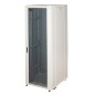 ARMADIO RACK 19" PER RETI 37U (A)1770, (L)600, (P)800 COLORE GRIGIO PORTA VETRO
