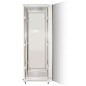 ARMADIO RACK 19" PER RETI 37U (A)1770, (L)600, (P)800 COLORE GRIGIO PORTA VETRO