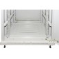 ARMADIO RACK 19" PER RETI 37U (A)1770, (L)600, (P)800 COLORE GRIGIO PORTA VETRO