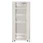 ARMADIO RACK 19" PER RETI 37U (A)1770, (L)600, (P)800 COLORE GRIGIO PORTA VETRO