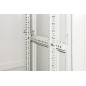 ARMADIO RACK 19" PER RETI 37U (A)1770, (L)600, (P)800 COLORE GRIGIO PORTA VETRO
